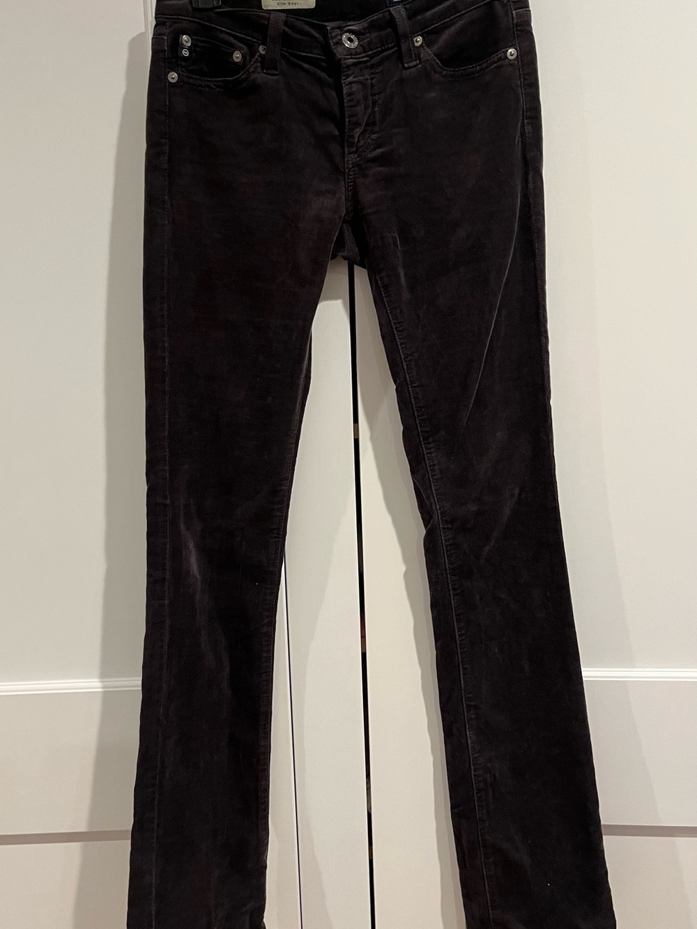 AG Adriano Goldschmied “The Ballad” Women’s Taupe Corduroy Jeans